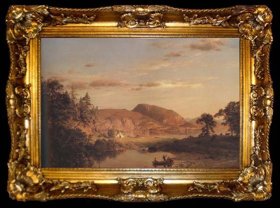 framed  Frederic E.Church Home by the Lake, ta009-2